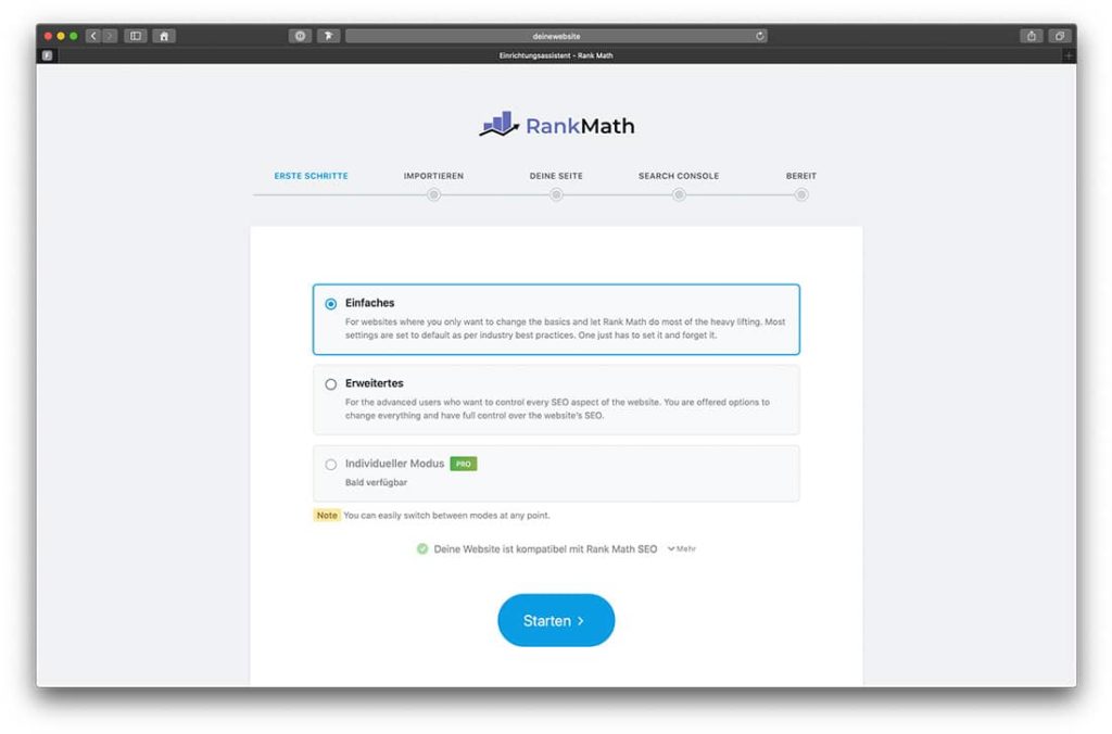 RankMath ist eines der neuen WordPress Plugins für SEO.